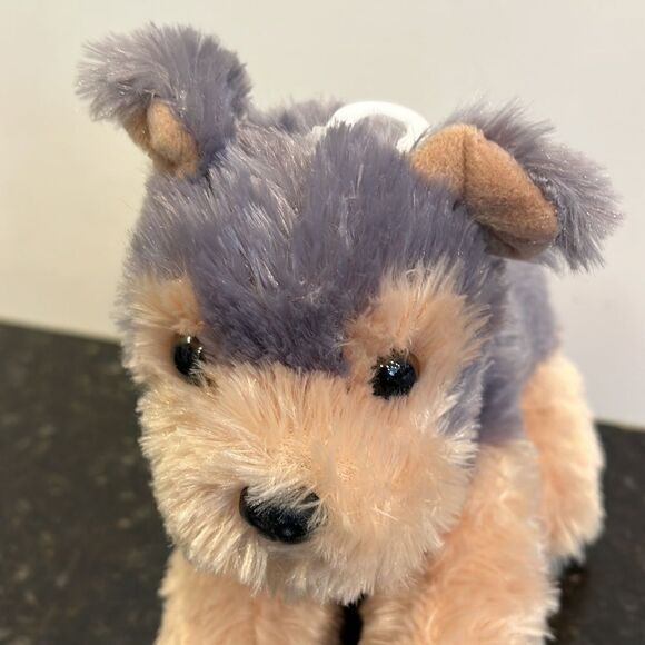 Aurora World Plush Mini Flopsie Yorkshire Terrier Yorkie 6" Soft Stuffed Toy - Picture 2 of 8
